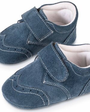 Suede Μοκασίνι ΜΙ1124 Μπλε Ρουά